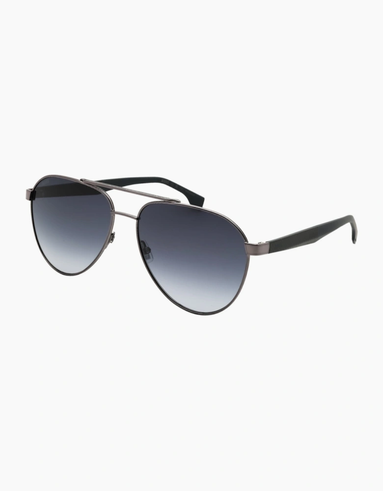 Hugo Boss Dark Grey Ruthenium Sunglasses