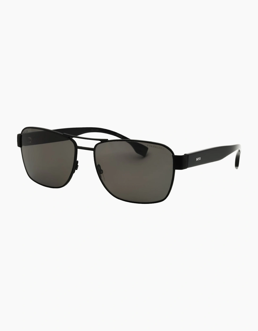 Hugo Boss Grey Polarised Lens Black Sunglasses