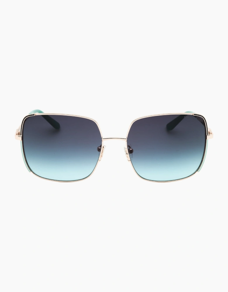 Guess Gradient Blue Lens Gold Frame
