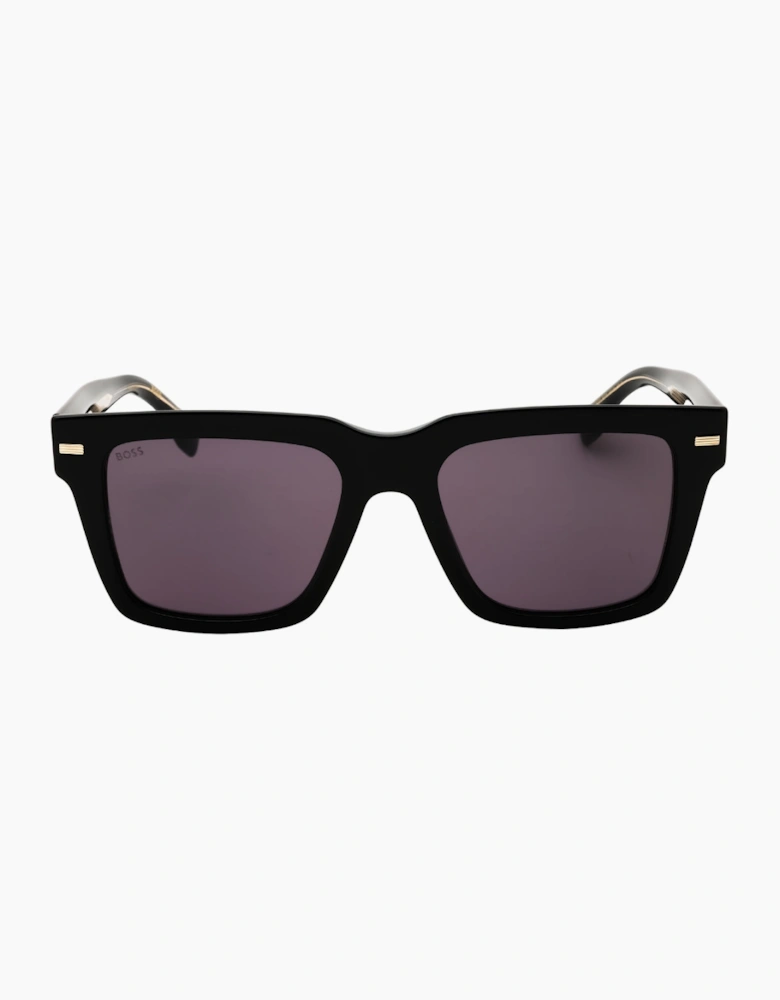 Hugo Boss Dark Grey Lens Black Sunglasses