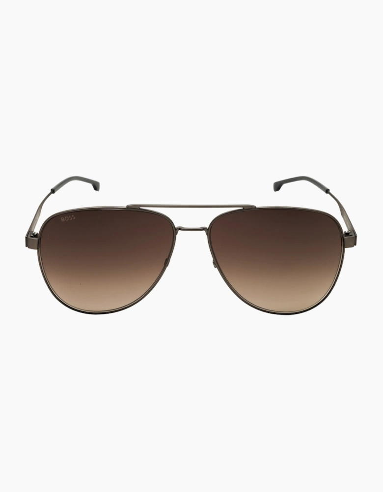 Hugo Boss Matte Dark Ruthenium Sunglasses