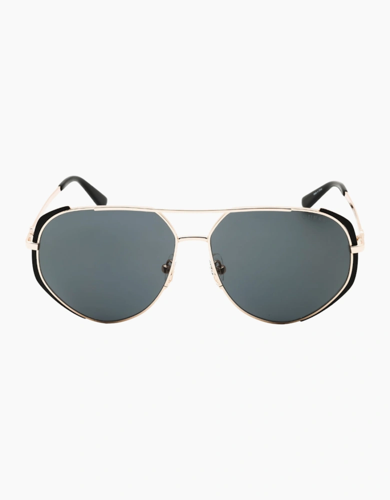 Guess Matte Black Design Sunglasses