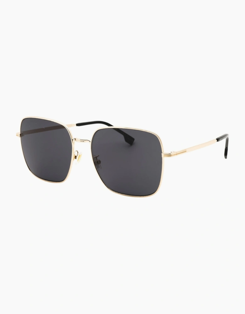 Hugo Boss Gold Framed Grey Lens Sunglasses