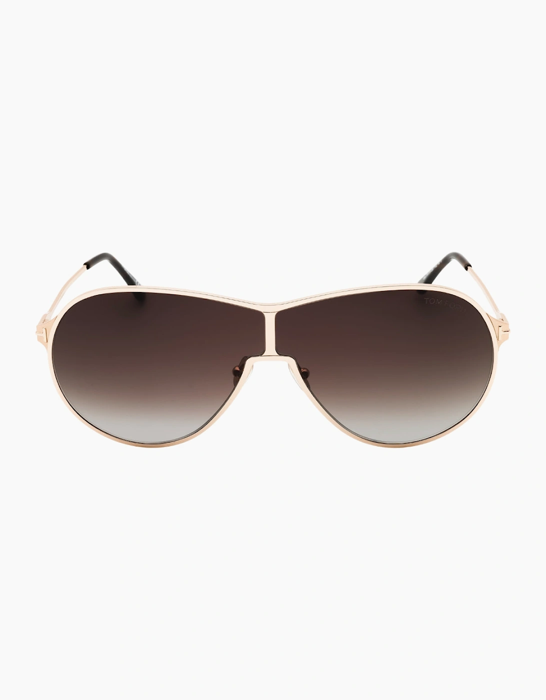 Tom Ford Gaia Shiny Rose Gold Sunglasses