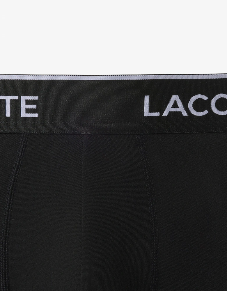 Lacoste 3-Pack of Mens Trunks - Black 031