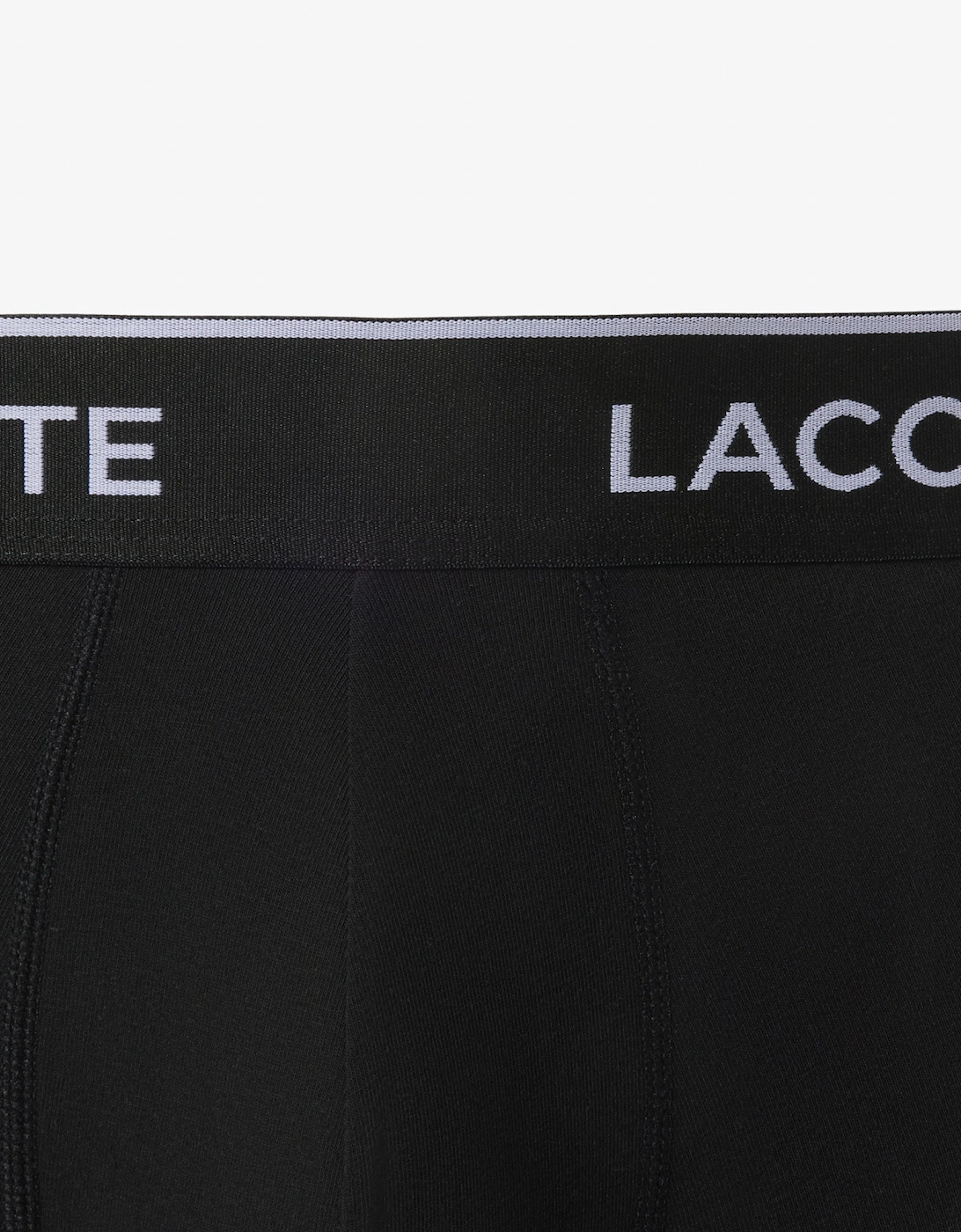 Lacoste 3-Pack of Mens Trunks - Black 031