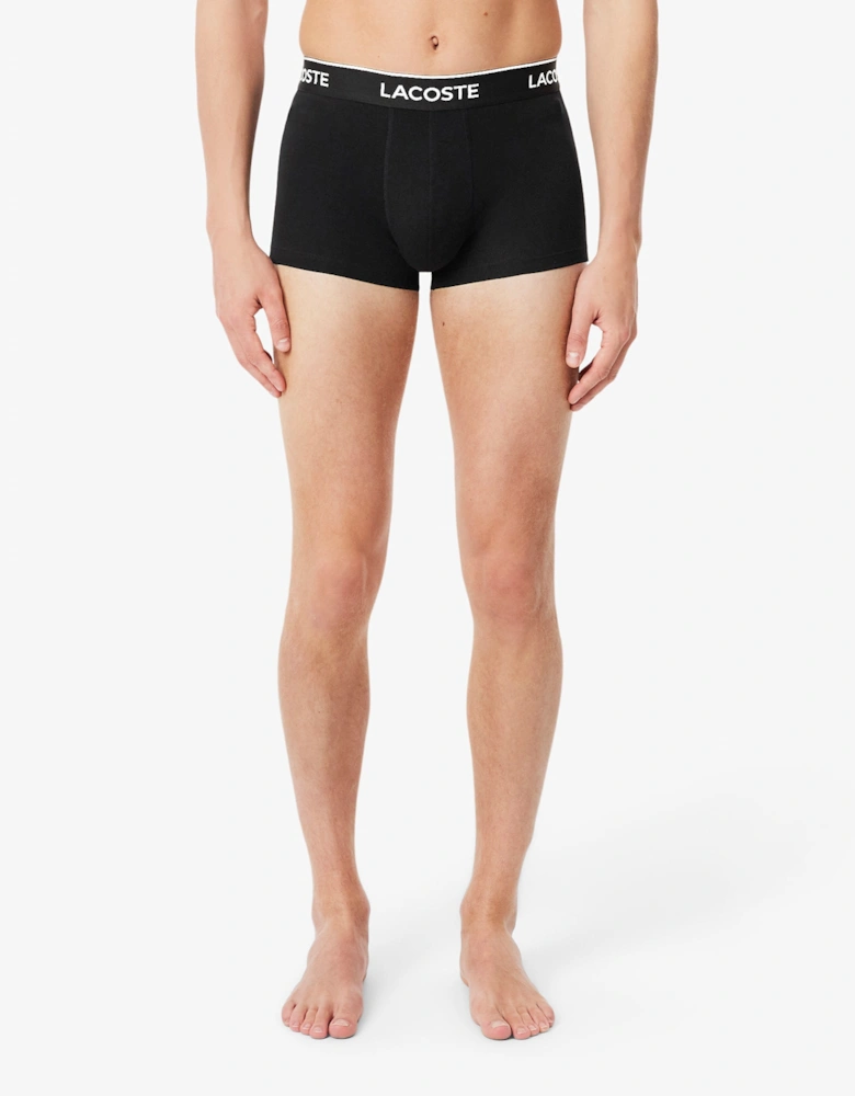 Lacoste 3-Pack of Mens Trunks - Black 031