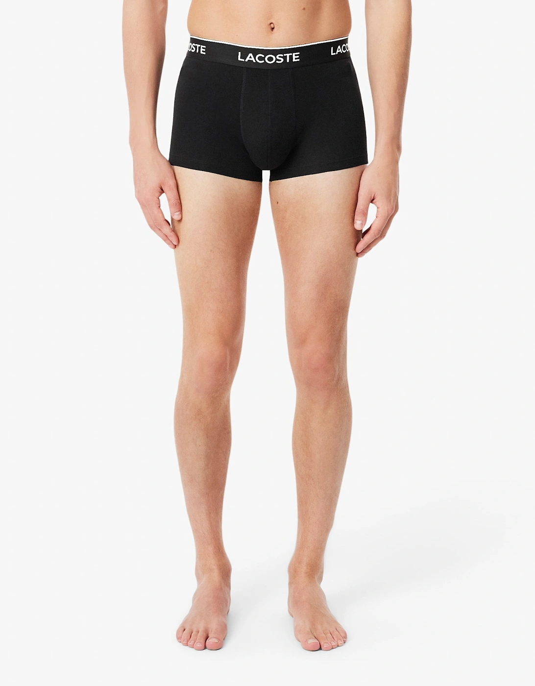 Lacoste 3-Pack of Mens Trunks - Black 031