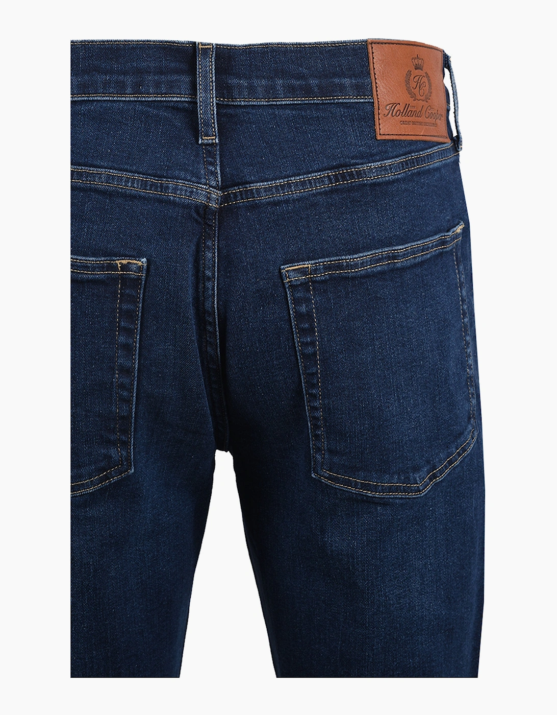 HOLLAND COOPER CLASSIC STRAIGHT JEAN WASHED INDIGO