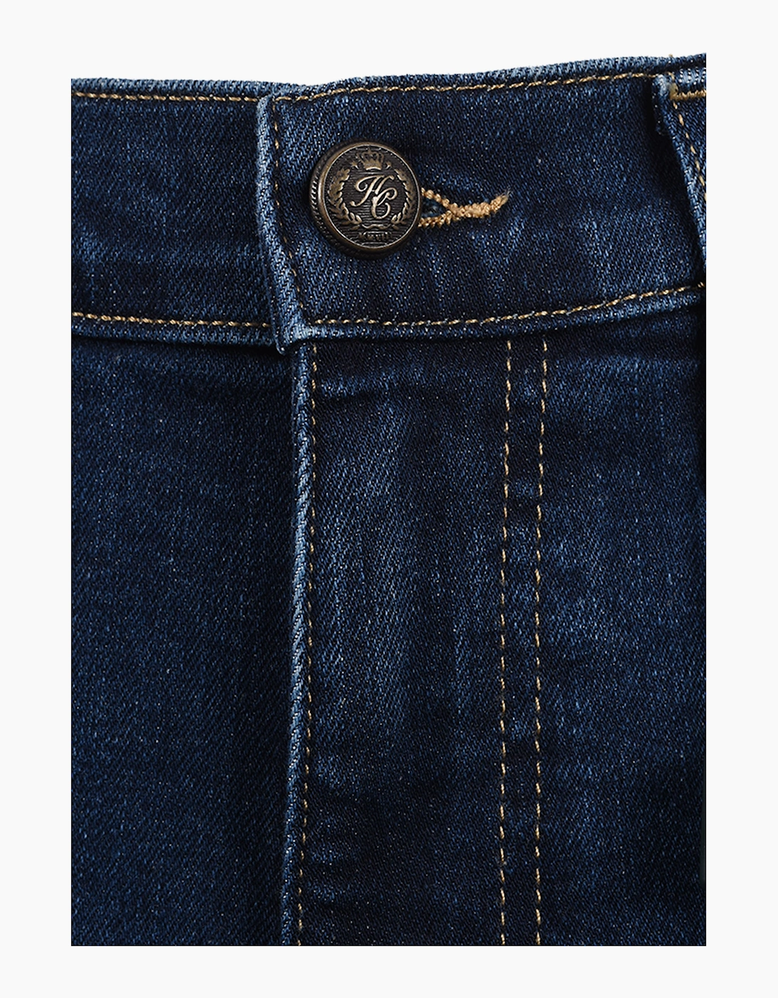 HOLLAND COOPER CLASSIC STRAIGHT JEAN WASHED INDIGO