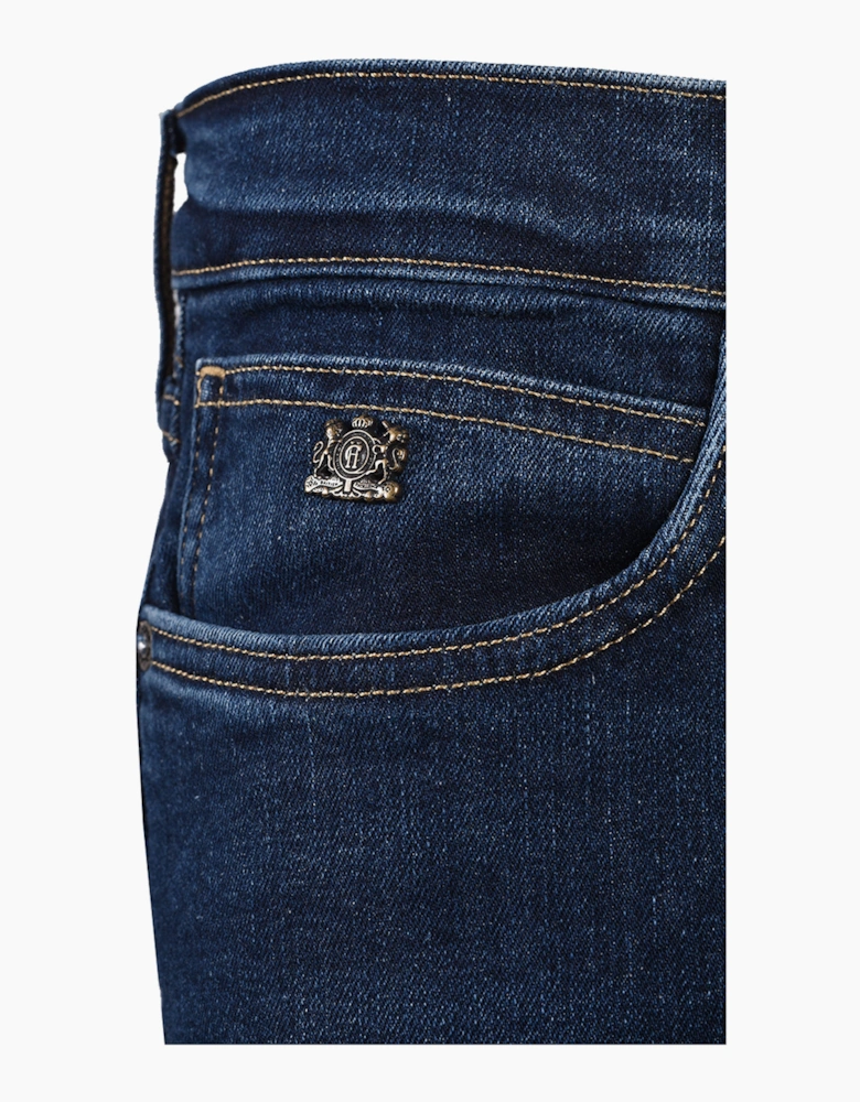 HOLLAND COOPER CLASSIC STRAIGHT JEAN WASHED INDIGO