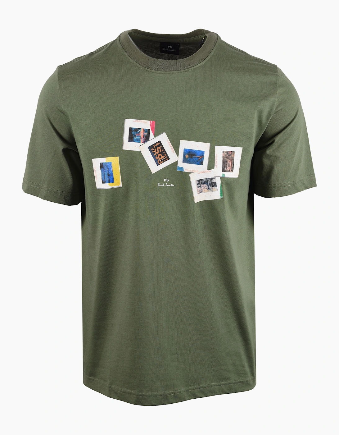 PAUL SMITH REG FIT SS T-SHIRT SLIDES GREEN, 4 of 3