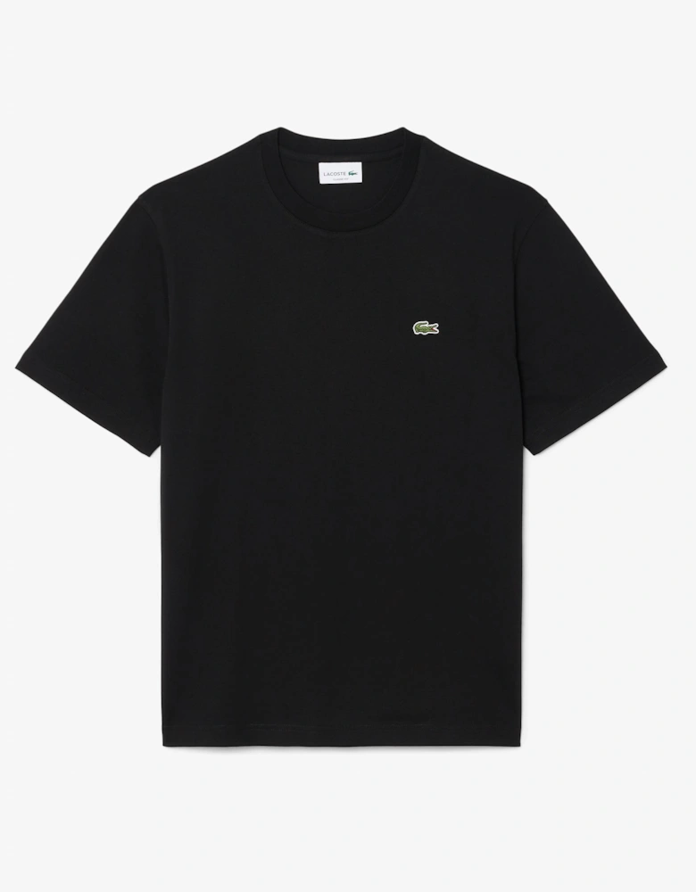 Lacoste Mens Classic Fit Cotton Jersey T-Shirt - Black 031
