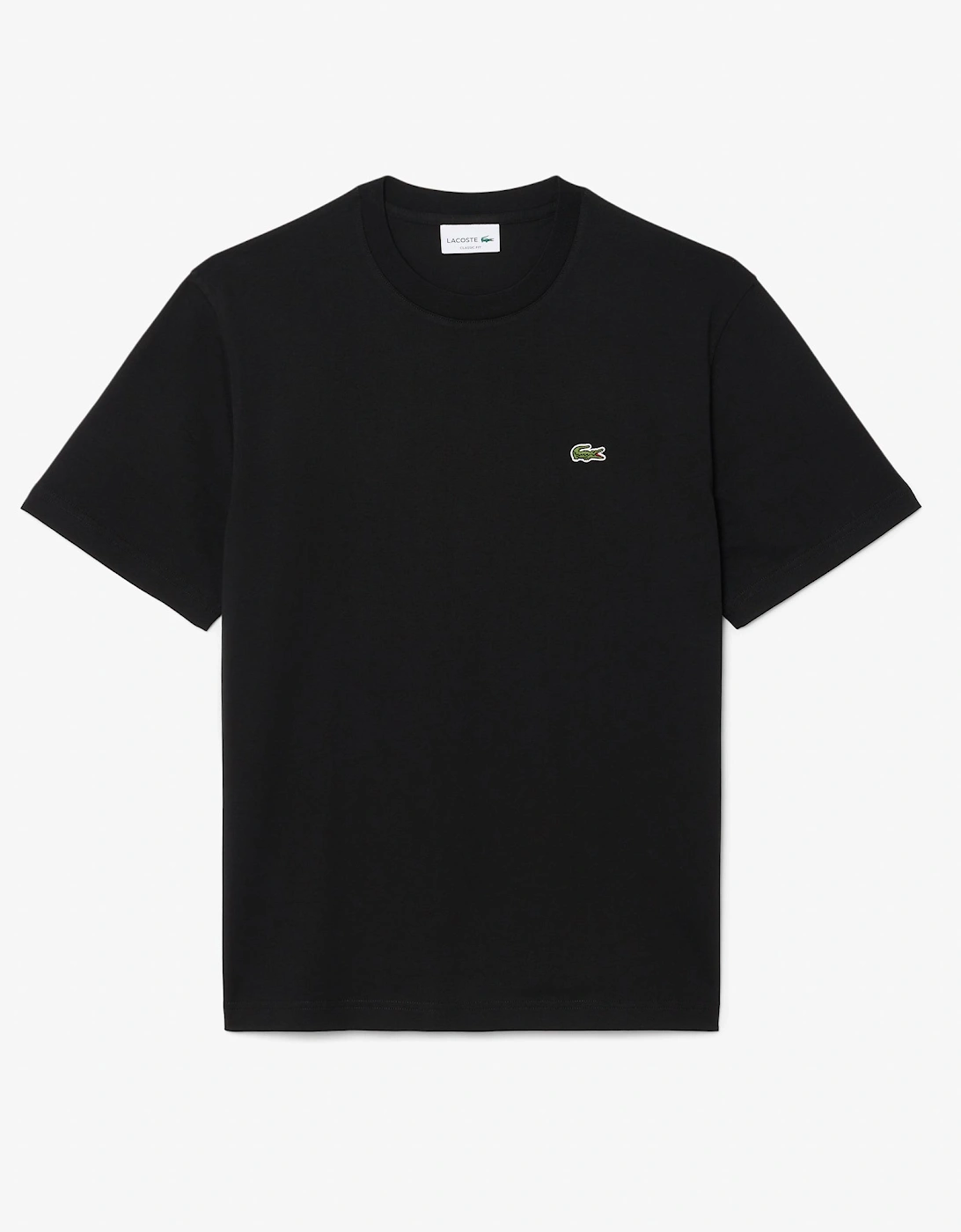Lacoste Mens Classic Fit Cotton Jersey T-Shirt - Black 031