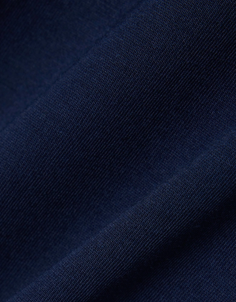 Lacoste Mens Crew Neck Pima Cotton Jersey T-Shirt - Navy Blue 166