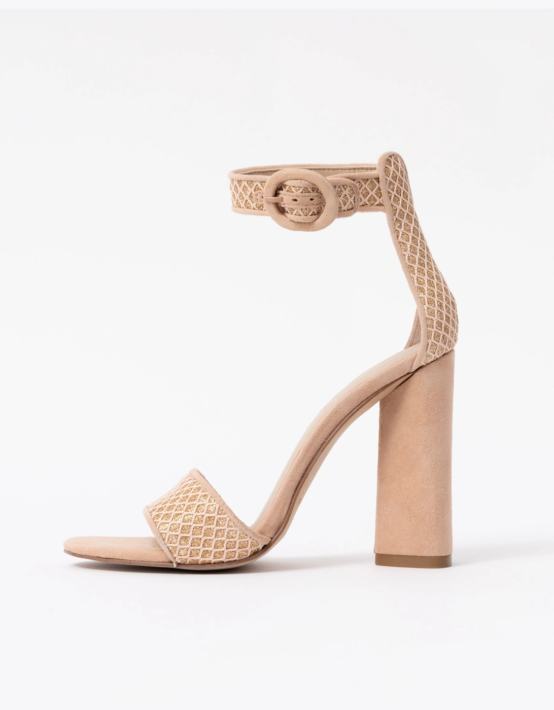 Kendall + Kylie Giselle Womens Suede Ankle Strap Heels