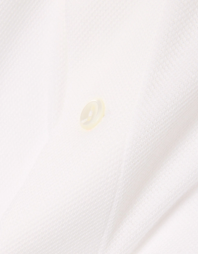 Lacoste Original L.12.12 Mens Long Sleeve Cotton Polo Shirt - White 001