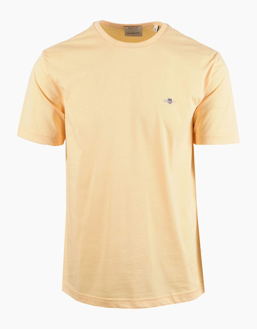 GANT REG FIT SHIELD T-SHIRT MID YELLOW