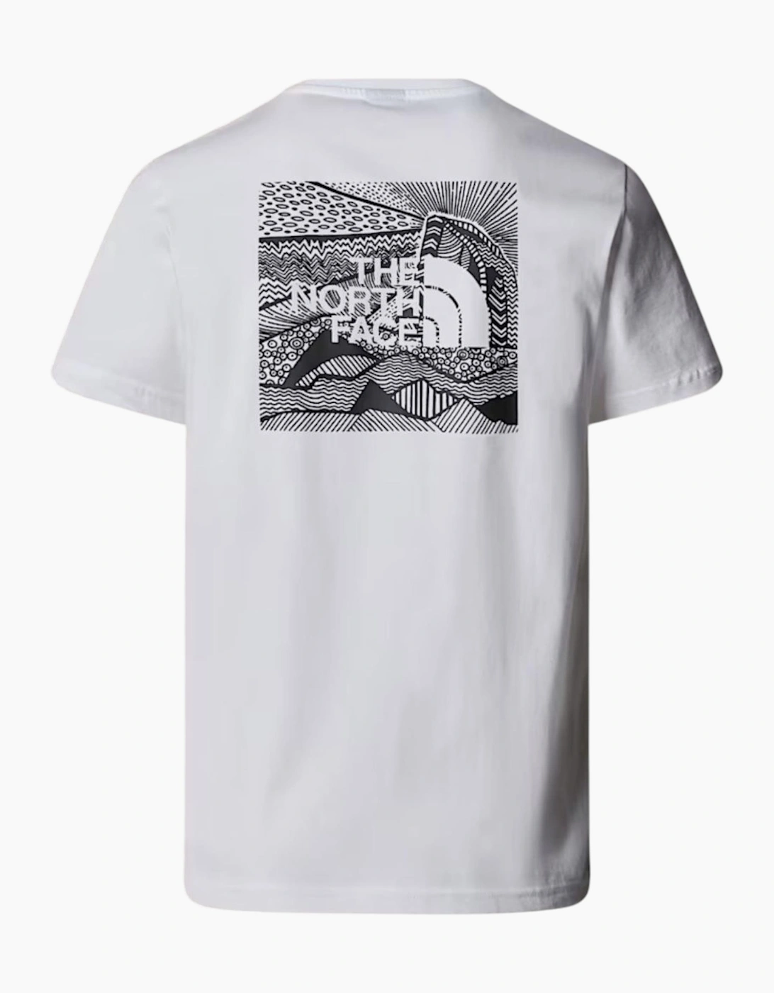 The North Face Men T Shirts Box NSE Celebration Crew Neck Graphic Print Summer Tee