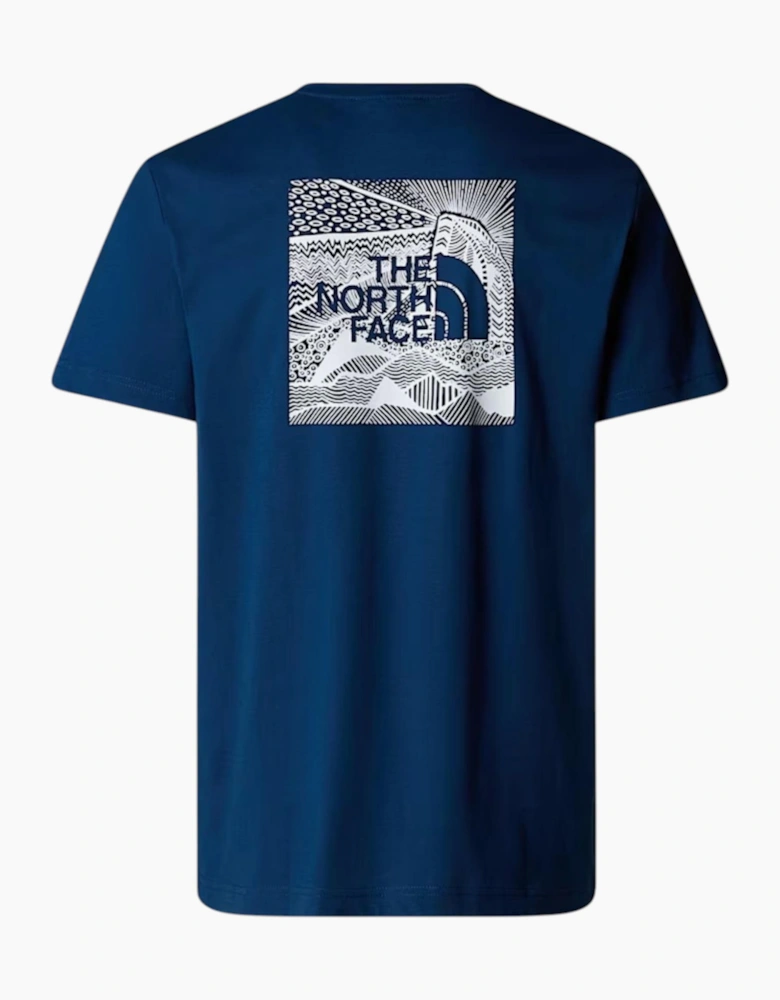 The North Face Men T Shirts Box NSE Celebration Crew Neck Graphic Print Summer Tee
