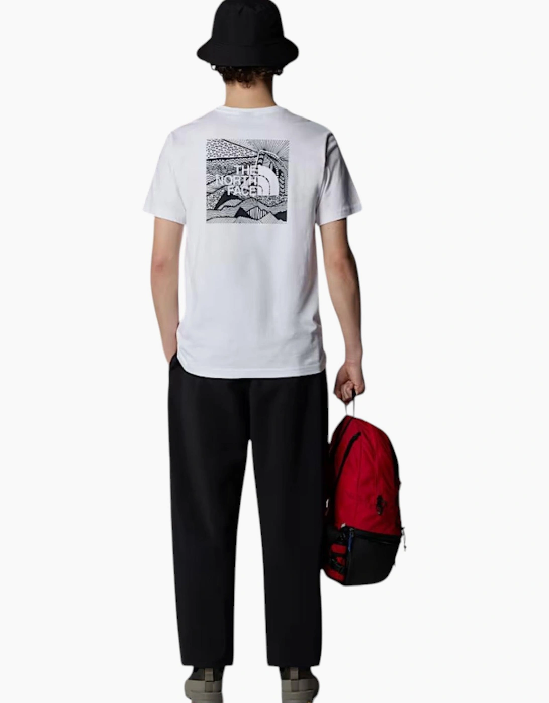 The North Face Men T Shirts Box NSE Celebration Crew Neck Graphic Print Summer Tee