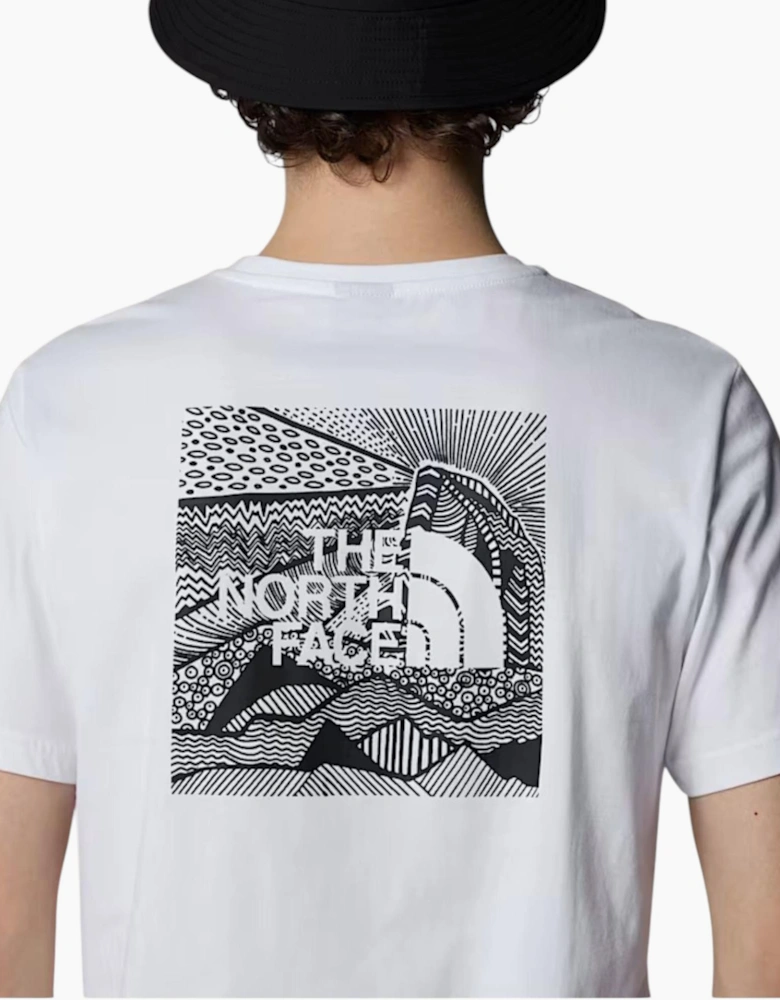 The North Face Men T Shirts Box NSE Celebration Crew Neck Graphic Print Summer Tee