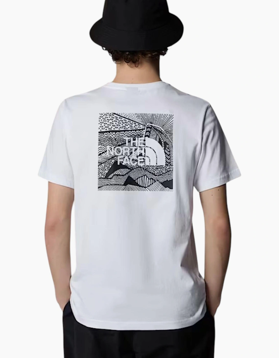 The North Face Men T Shirts Box NSE Celebration Crew Neck Graphic Print Summer Tee