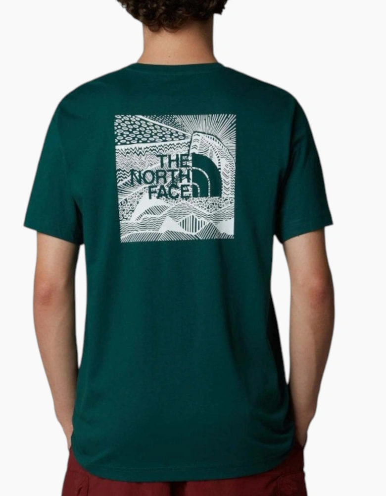 The North Face Men T Shirts Box NSE Celebration Crew Neck Graphic Print Summer Tee