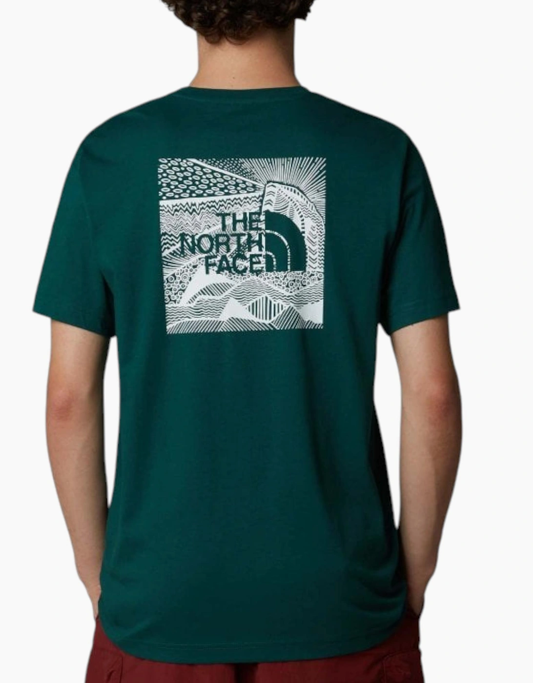The North Face Men T Shirts Box NSE Celebration Crew Neck Graphic Print Summer Tee