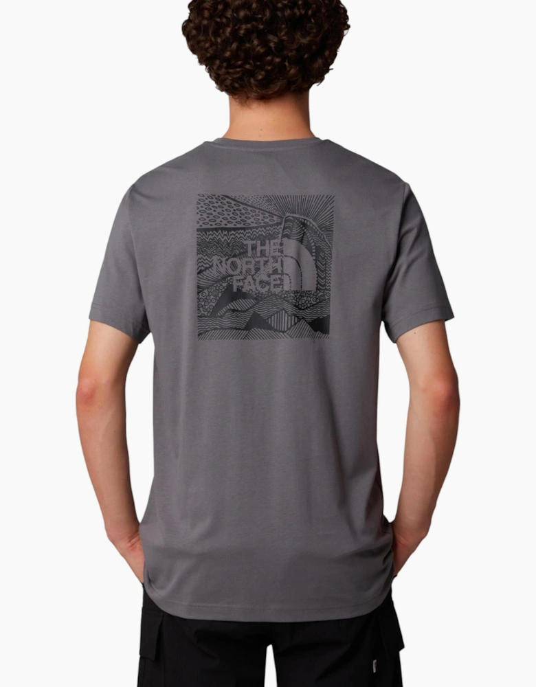 The North Face Men T Shirts Box NSE Celebration Crew Neck Graphic Print Summer Tee