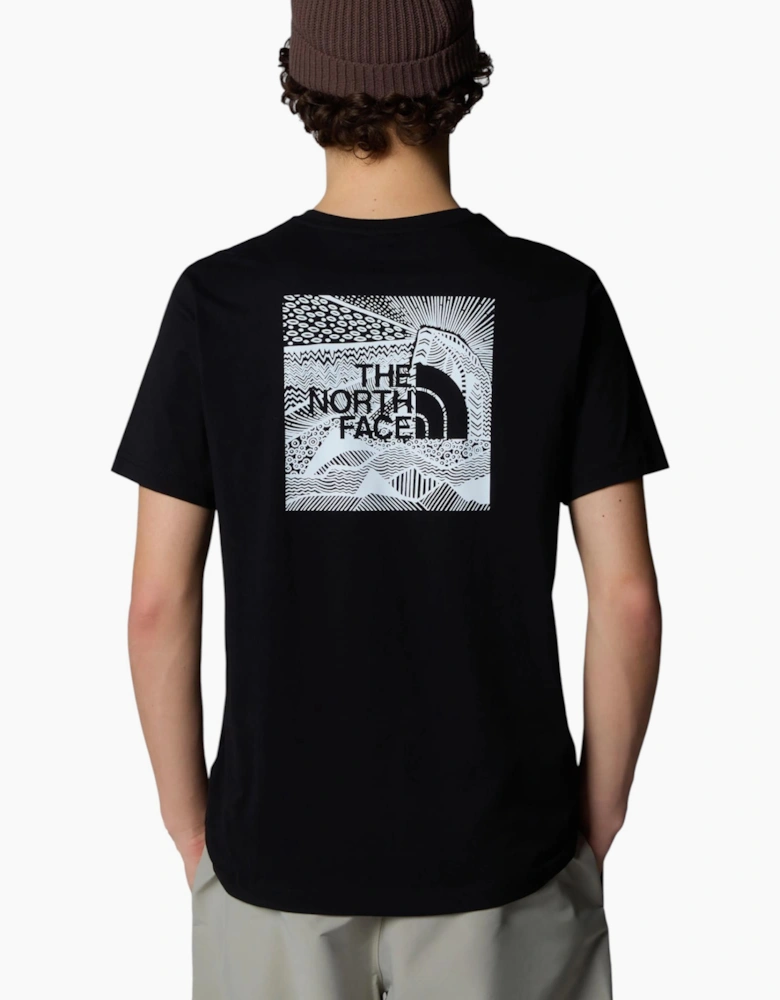 The North Face Men T Shirts Box NSE Celebration Crew Neck Graphic Print Summer Tee