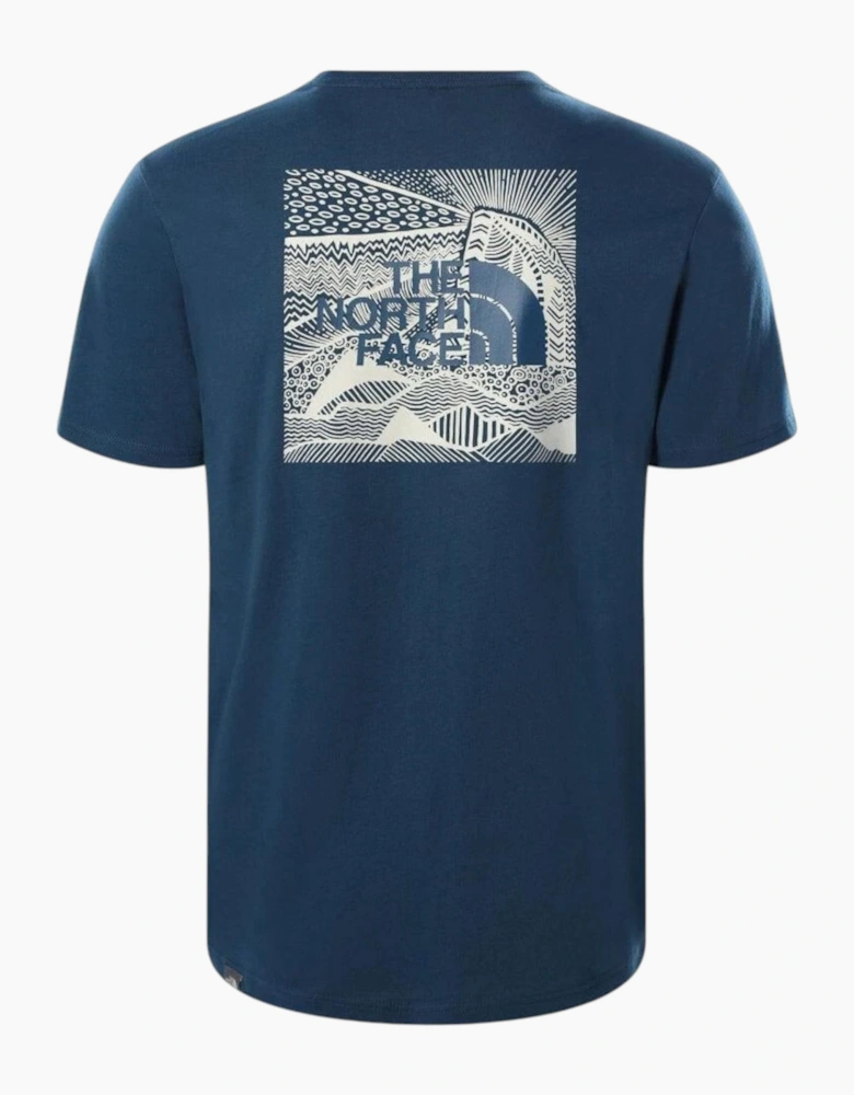 The North Face Men T Shirts Box NSE Celebration Crew Neck Graphic Print Summer Tee