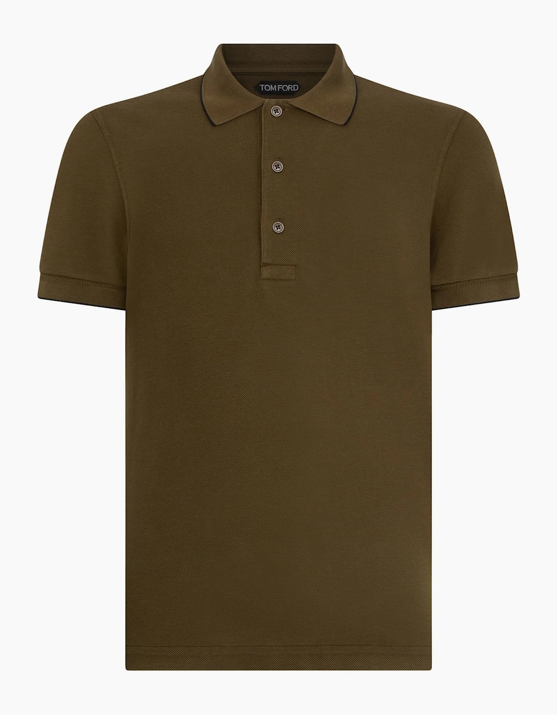 Lyocell Piquet Polo Khaki