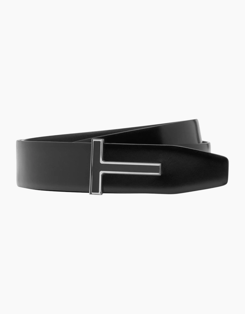 Reversible Leather 40MM Belt Black