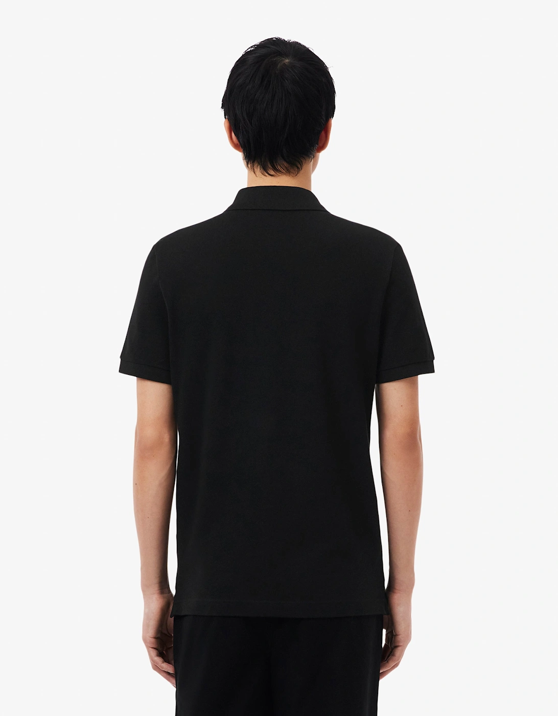 Lacoste Mens Original L.12.12 Slim Fit Petit Piqué Cotton Polo Shirt - Black 031