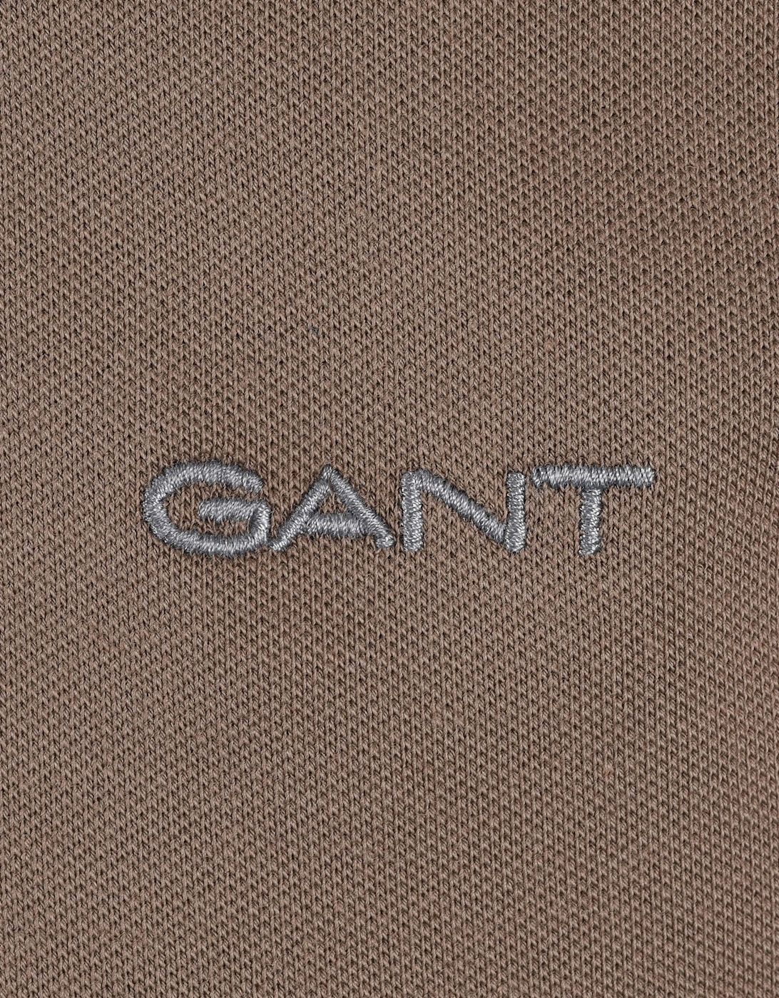GANT CONTRAST POLO SHIRT FADED TAUPE