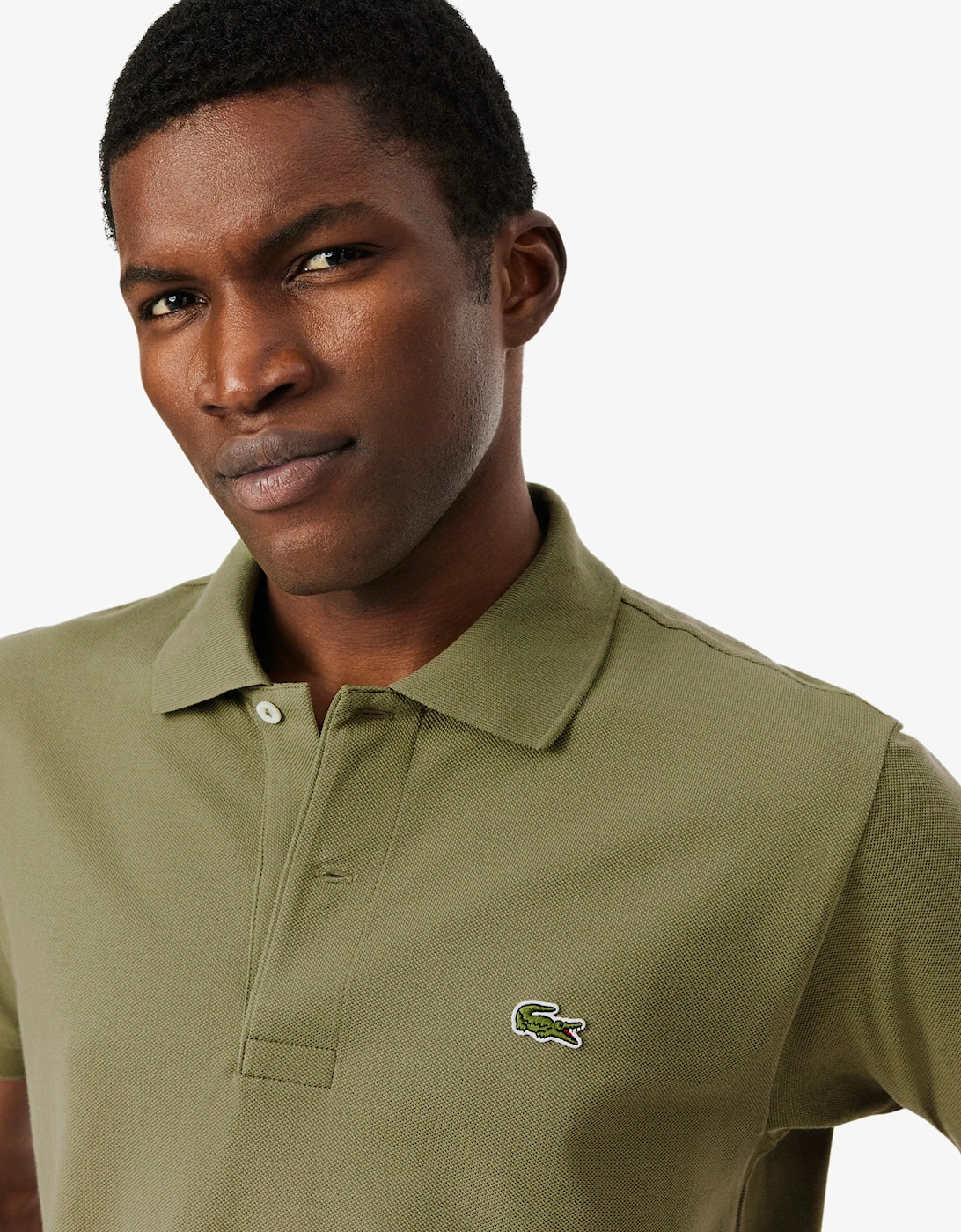 Lacoste Classic Fit L.12.12 Mens Short Sleeve Polo Shirt - Khaki BMY