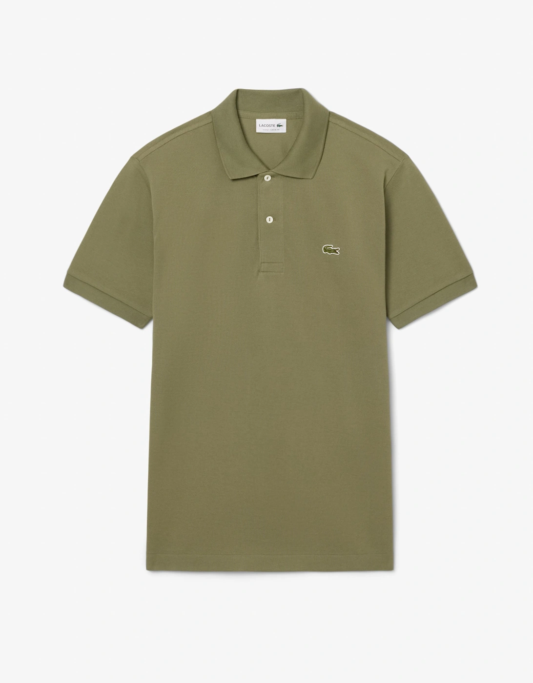 Lacoste Classic Fit L.12.12 Mens Short Sleeve Polo Shirt - Khaki BMY