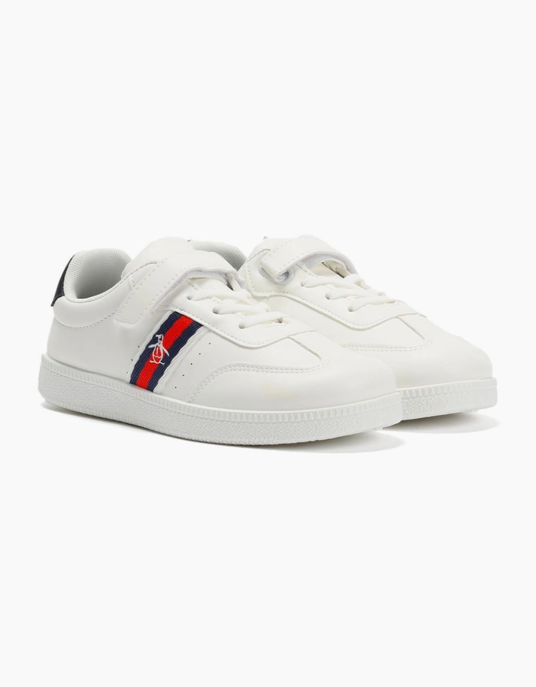 Penguin Junior Soop White Trainers