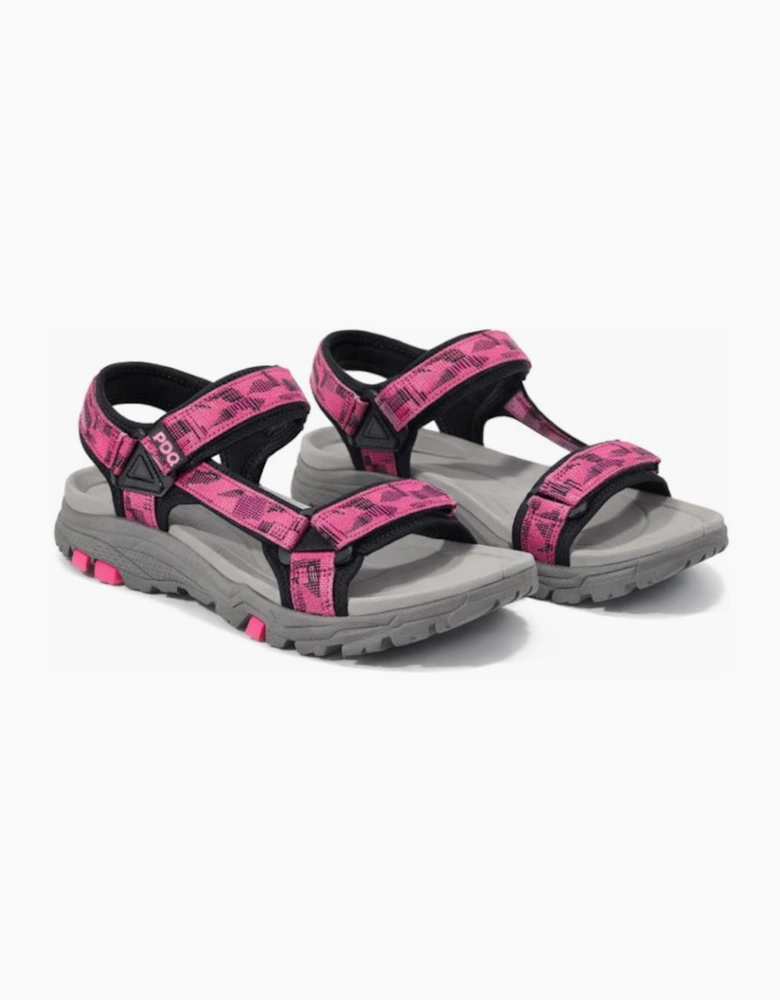 PDQ TESSA Womens Hiking & Trail Sandals Fuchsia/Black
