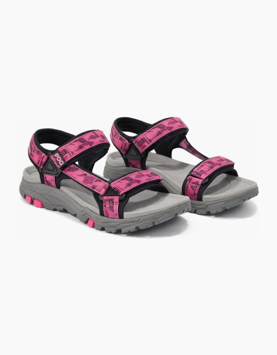 PDQ TESSA Womens Hiking & Trail Sandals Fuchsia/Black