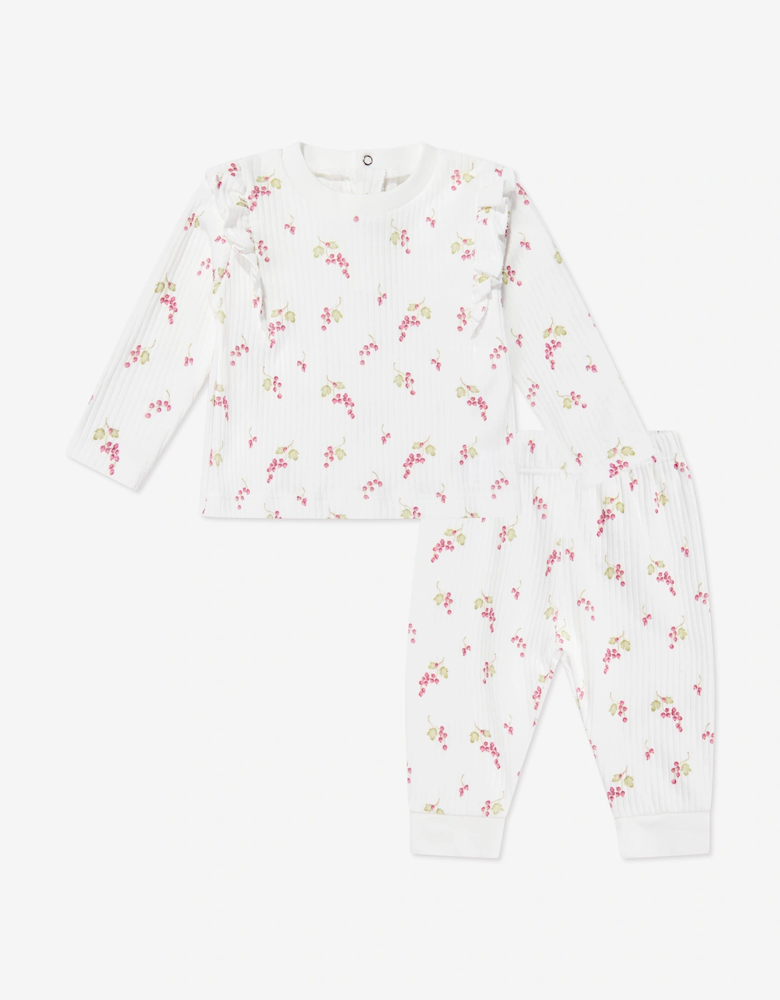 Tiffany Baby Girls Purple Grape Legging Set in Ivory