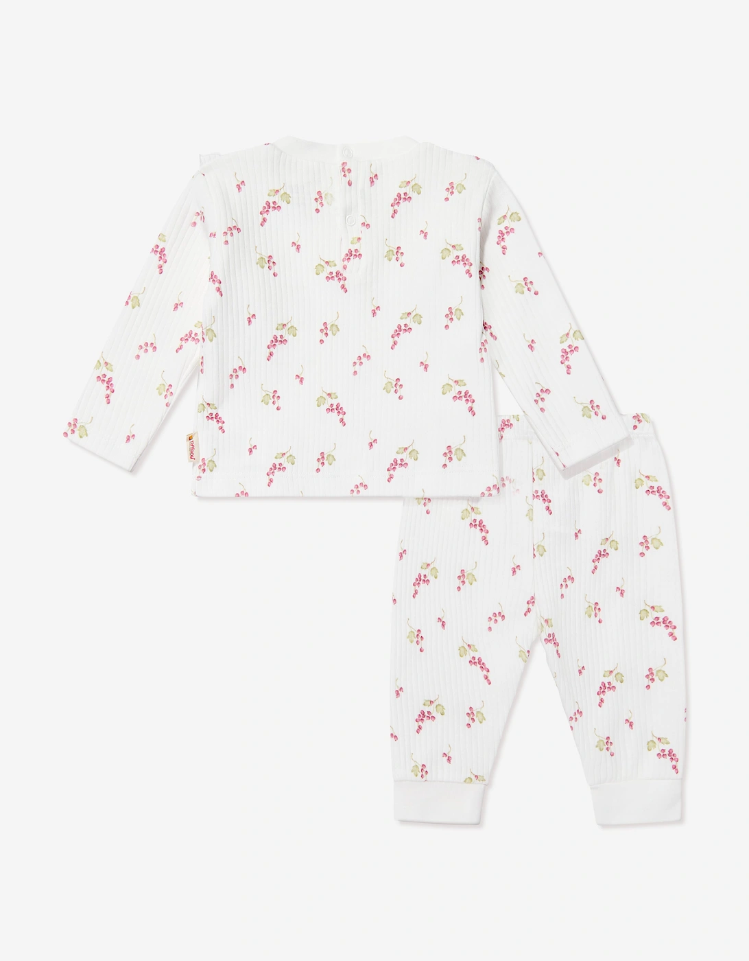 Tiffany Baby Girls Purple Grape Legging Set in Ivory