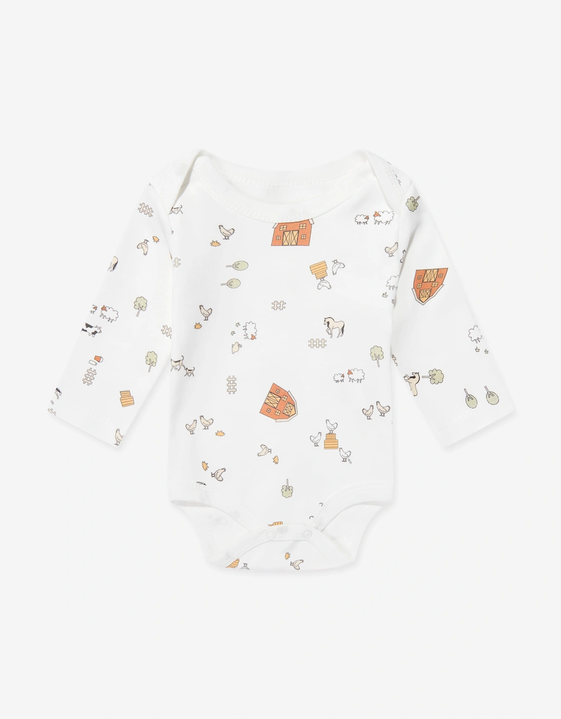 Tiffany Baby Farm Village 3 Piece Bodysuit Set in Ivory