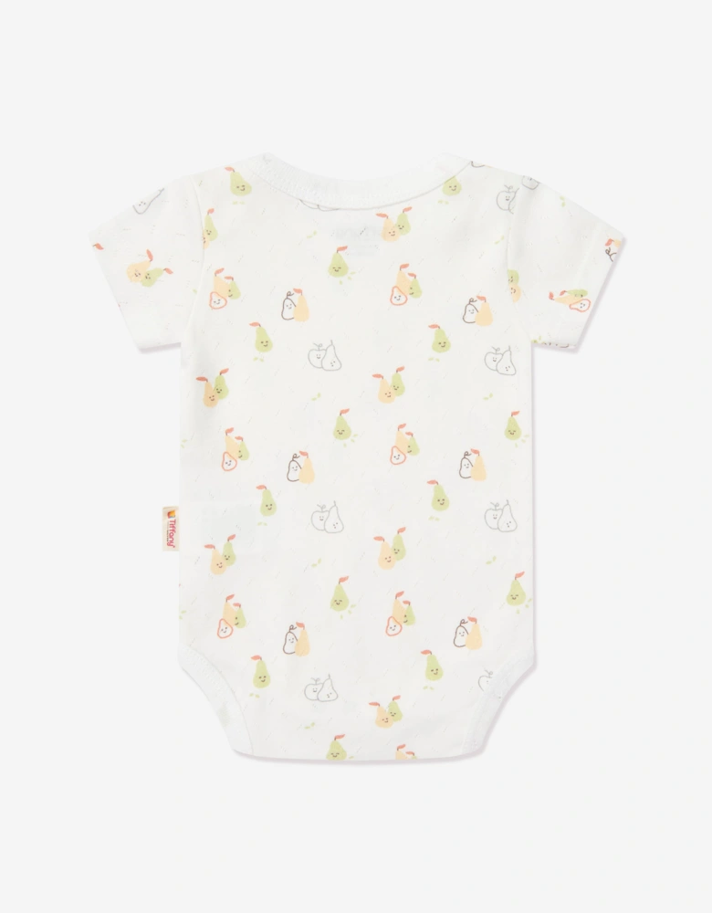 Tiffany Baby Pear Print Bodysuit in Ivory