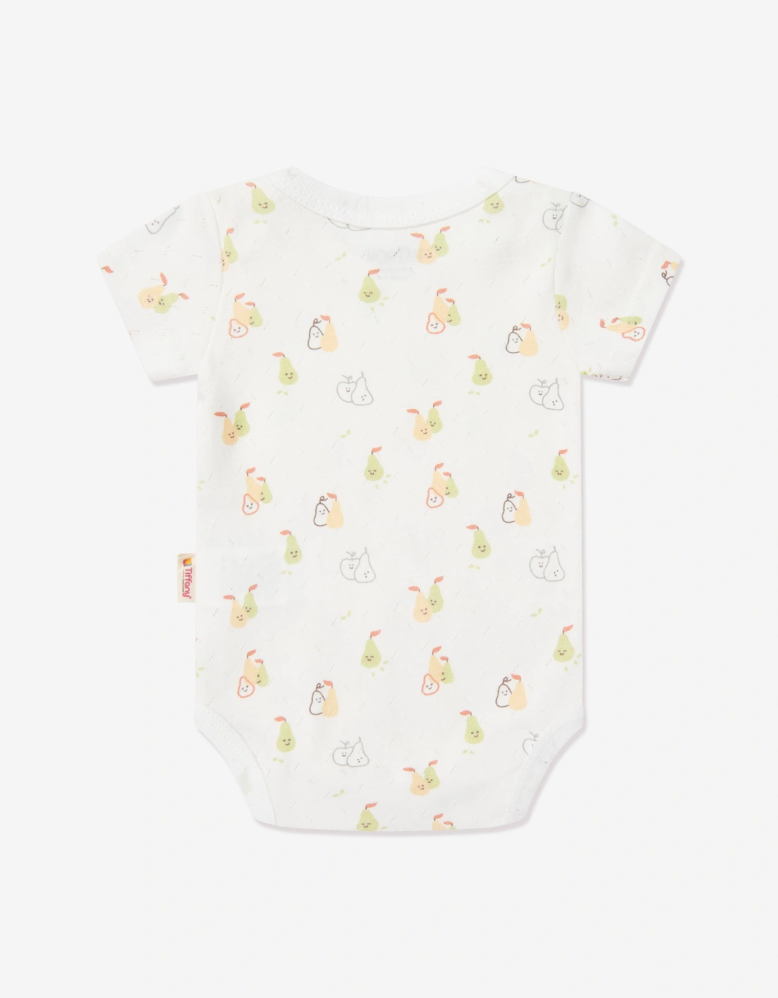 Tiffany Baby Pear Print Bodysuit in Ivory