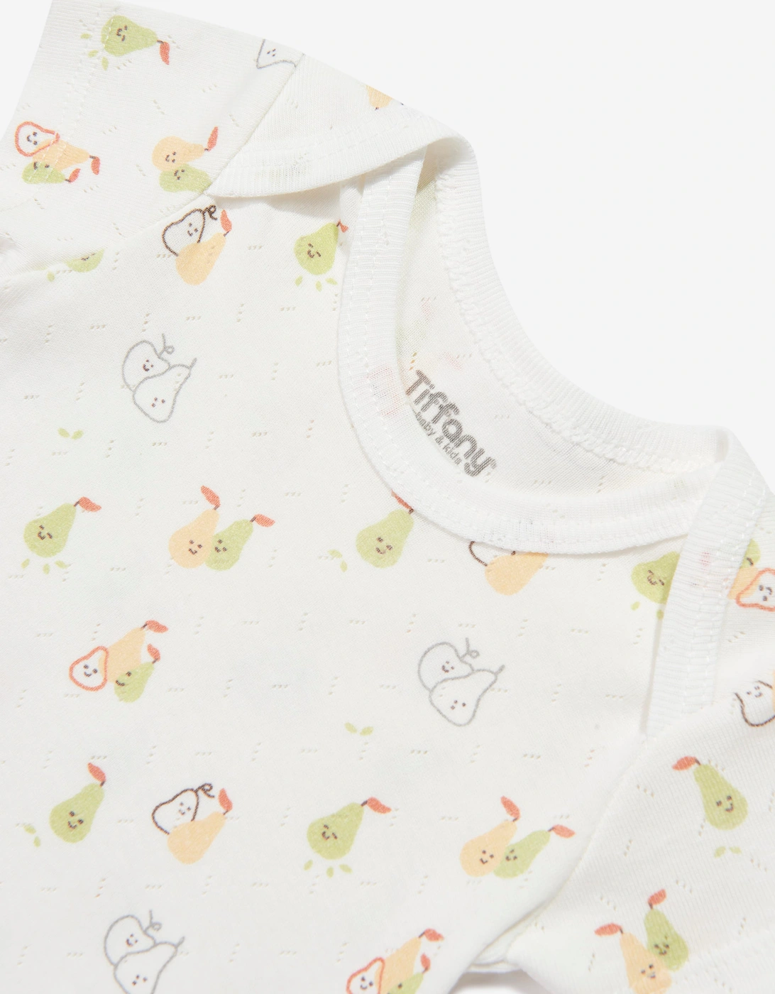 Tiffany Baby Pear Print Bodysuit in Ivory