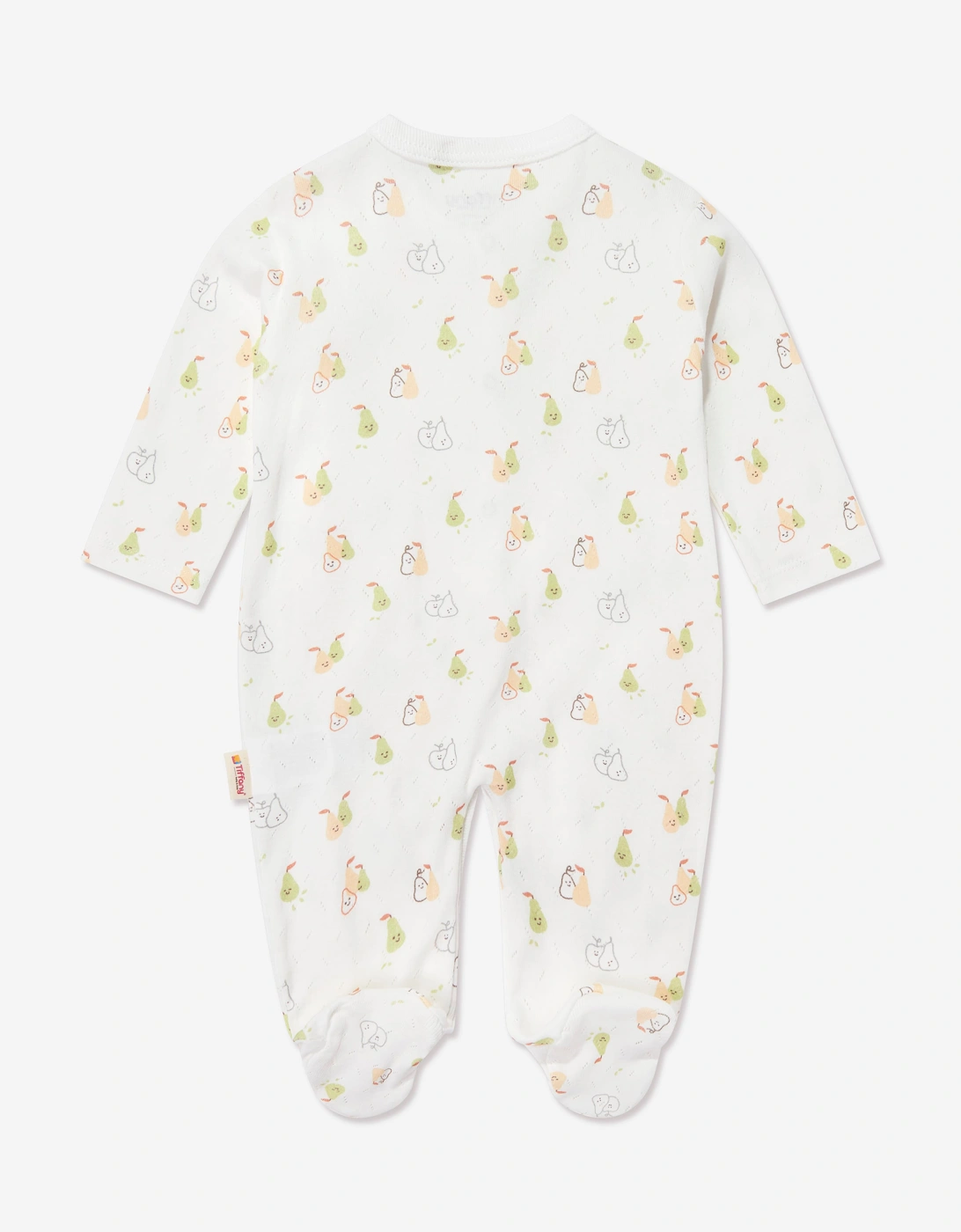 Tiffany Baby Pear Print Babygrow in Ivory