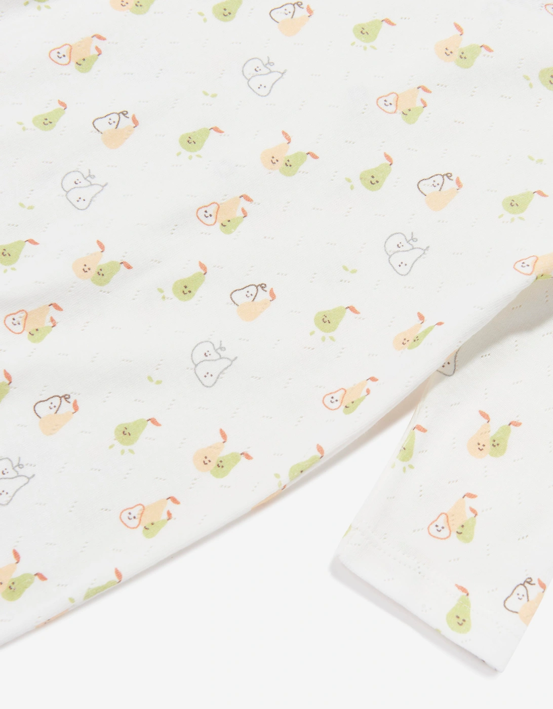 Tiffany Baby Pear Print Babygrow in Ivory
