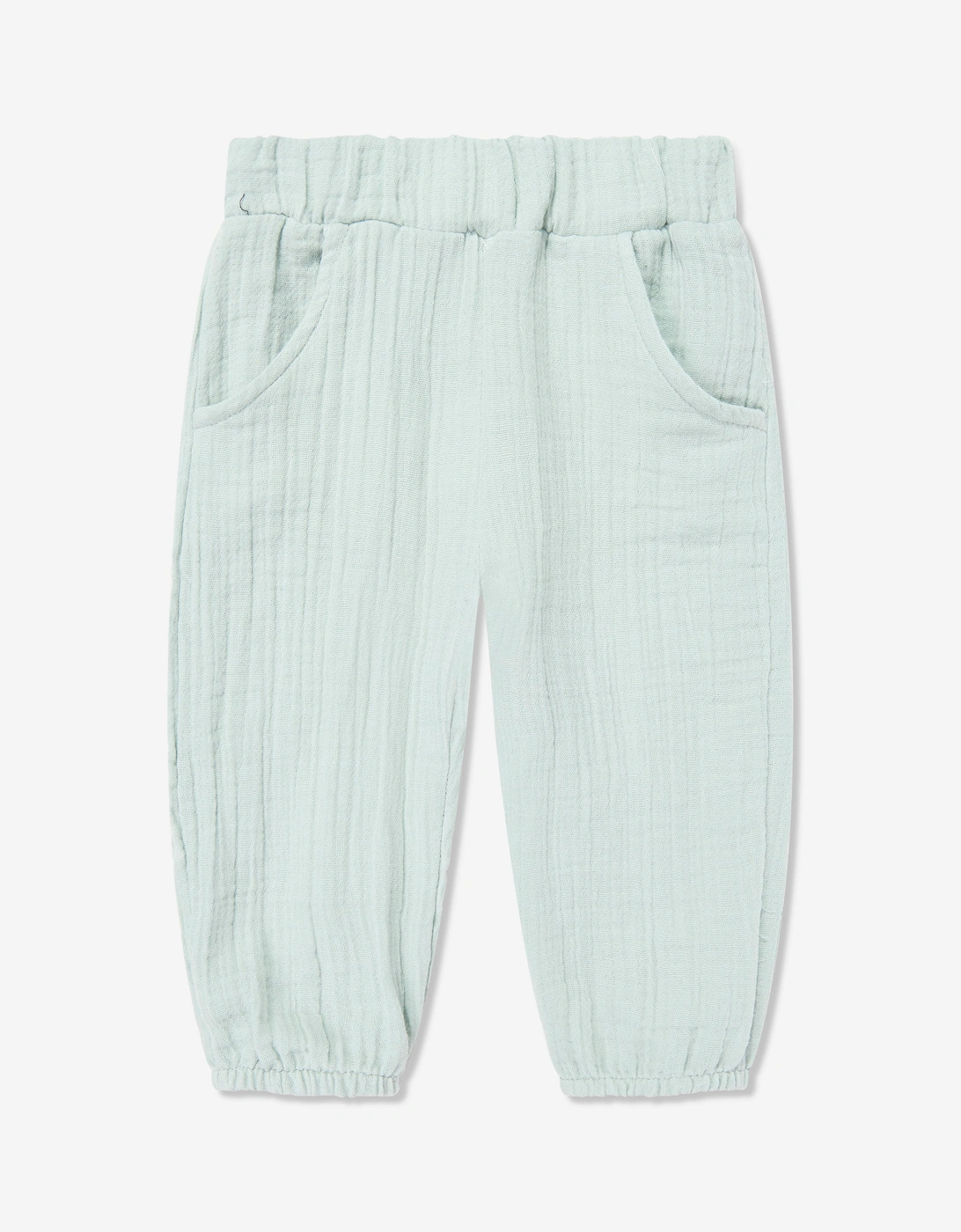 Tiffany Baby Boys Muslin Shirt and Pants Set in Green